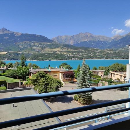Studio Vue Sur Lac Et Montagne Savines Exterior photo
